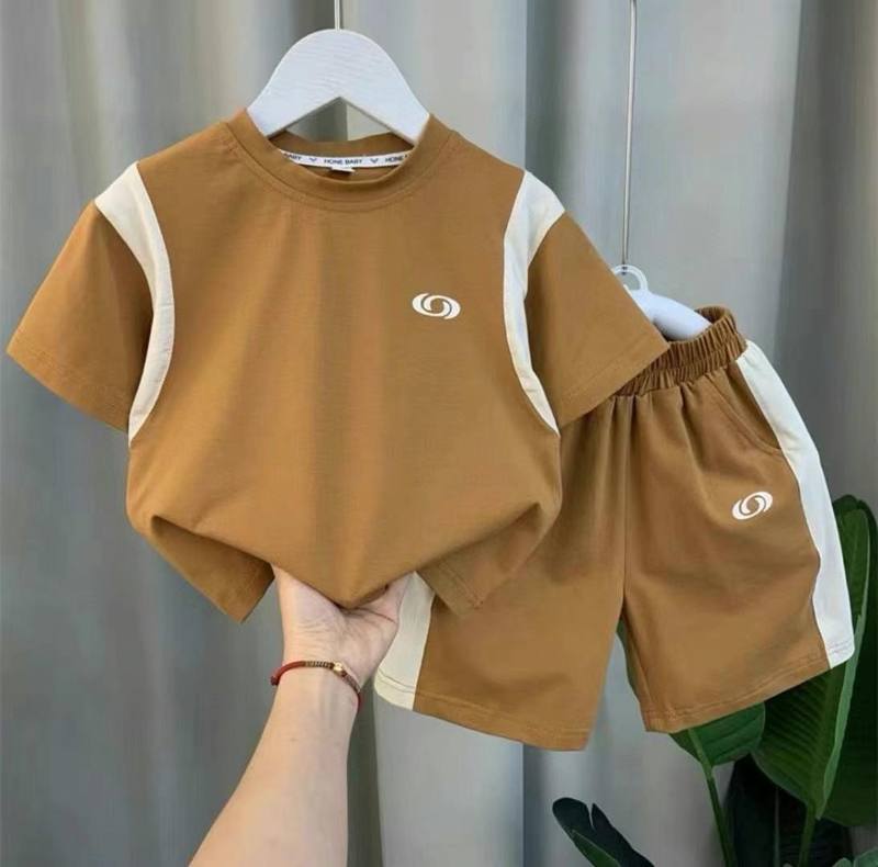 Boys North Face Raglan Brown Suit