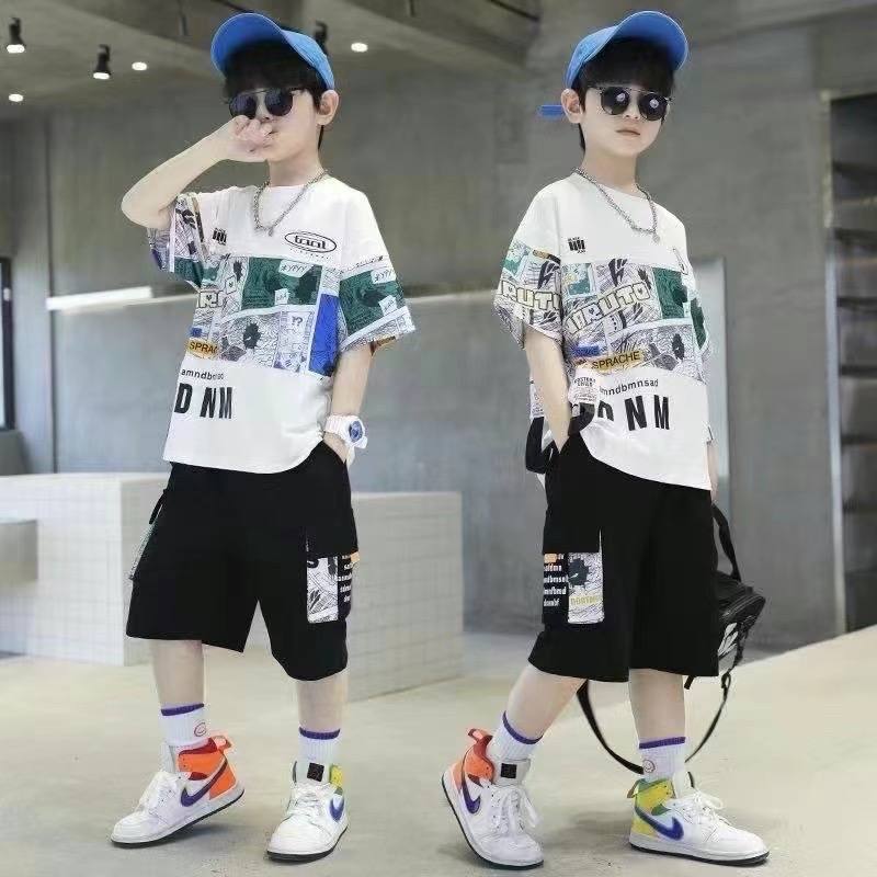 Boys Orange Graffiti Suit – Rs.1079 – Sheinn Pakistan