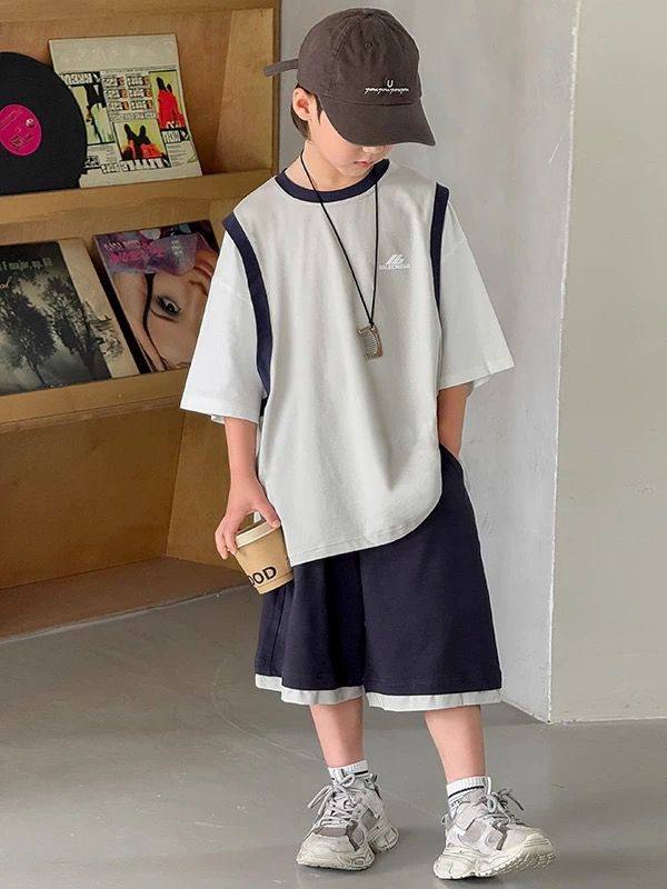 Boys Minimal Drop Khaki Set – Rs.1079 – Sheinn Pakistan