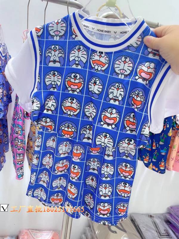 Baby Doraemon Blue Stripe Set – Rs.1079 – Sheinn Pakistan