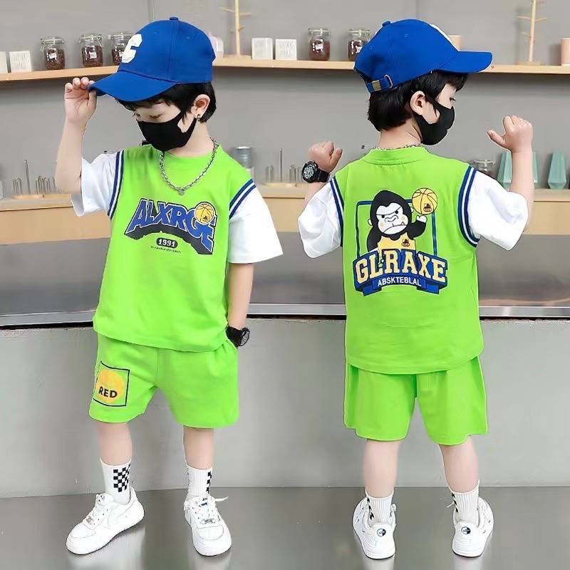 Boys Minimal Tee Cargo Set – Rs.1079 – Sheinn Pakistan