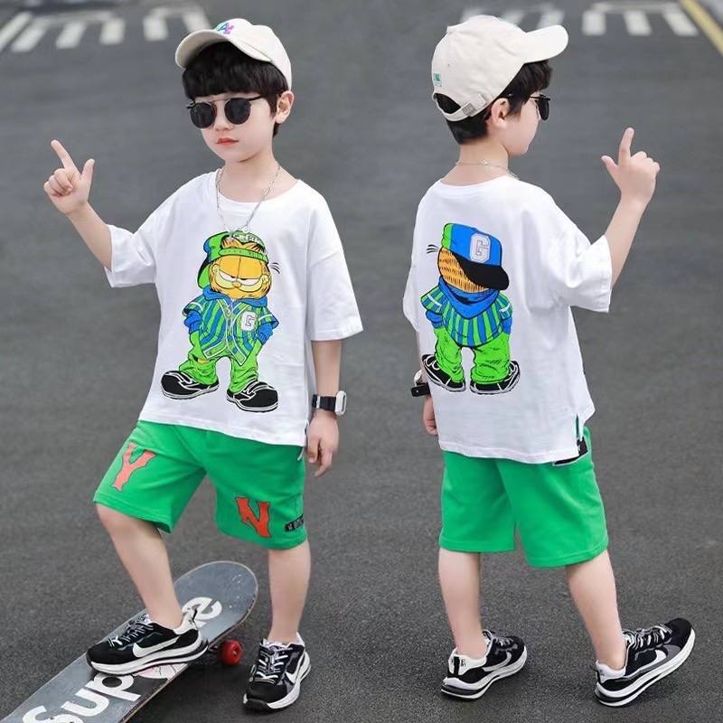 Boys Garfield Orange Suit – Rs.1079 – Sheinn Pakistan