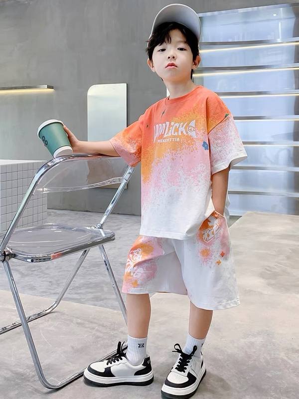 Boys Tie Dye Blue Summer Suit – Rs.1079 – Sheinn Pakistan