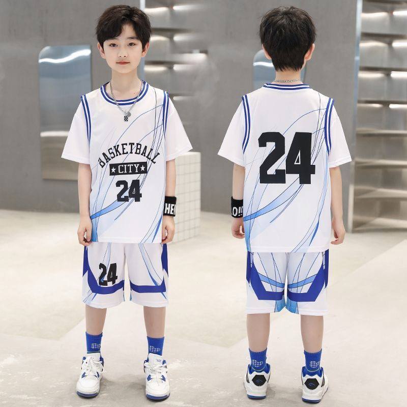 Boys Number 24 Grey Jersey Set – Rs.1079 – Sheinn Pakistan